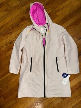 NWT Nikki Jones Invisiprint Magic Rain Jacket Size M